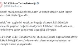 Türk Halk Müziği sanatçısı Yavuz Top hayatını kaybetti