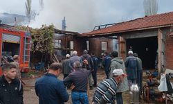 Amasya'da tek katlı ev yandı