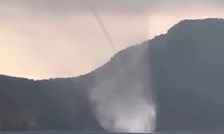 Antalya'da denizde hortumlar oluştu /Video eklendi