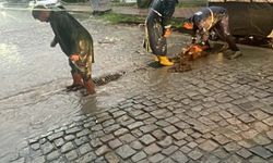 Ayvalık'ta sağanak; metrekareye 120 kilogram yağış düştü