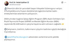 Bakan Işıkhan: 2024 yılından bugüne kadar 92 bin 446 kadın iş hayatına kazandırıldı