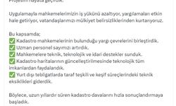 Bakan Tunç: 40 bin 394 parsele ilişkin mülkiyet sorunu çözüldü