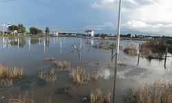 Balıkesir'de sağanak yağmur etkili oldu; yollar göle döndü, yazlıkları su bastı