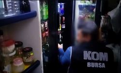 Bursa'da 227 litre sahte içki ele geçirildi