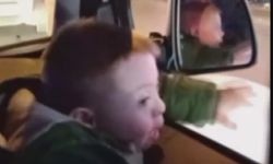 Down sendromlu Bekir Asaf'ın doğum gününü, sürücüler kornalarla kutladı