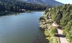 Gölcük Tabiat Parkı'nda eşsiz manzara