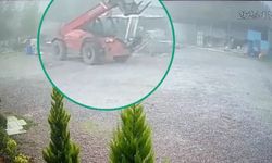 İş makinesi çalan 2 şüpheli yakalandı; hırsızlık kamerada / Video eklendi