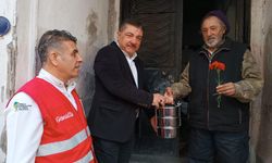 Kızılay çalışanının tabanca ile vurulduğu bölgede yemek dağıtımı yapıldı