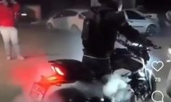 Motosikletle makas atan sürücüye 19 bin lira ceza