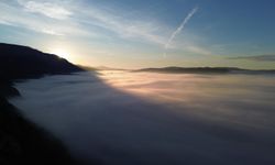 Muğla'da sis, güzel görüntüler oluşturdu