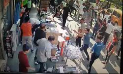 Şanlıurfa'da iş yerinde 7 kişinin yaralandığı kavga kamerada