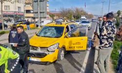 Taksinin çarptığı yaya öldü