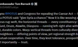 ABD Suriye Özel Temsilcisi Barrack'tan 'Sezar Yasası' teşekkürü