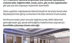 Bakan Fidan, büyükelçilerle bir araya geldi