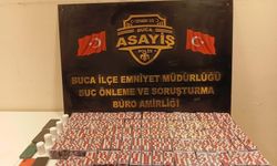 Buca'da 11 bin 296 sentetik hap ele geçirildi