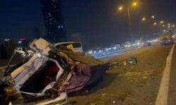 İstanbul - Bağcılar TEM Otoyolu'nda zincirleme kaza; trafik yoğunluğu oluştu -1