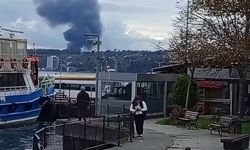 İstanbul- Sarıyer'de iş yerinde yangın -1