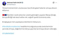 Maraş çöreğine AB'den coğrafi işaret tescili