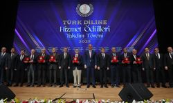 'Türk Diline Hizmet Ödülü' sahiplerini buldu