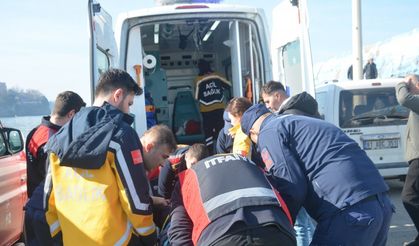 Düzce'de balık tutarken kayalıklara düşüp yaralandı