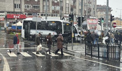 Trakya'da kar yağışı (2)