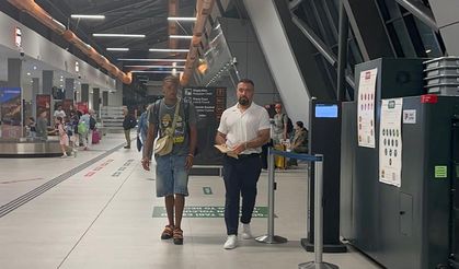 Trabzonspor’un yeni sezon ilk transferi Pina şehre geldi