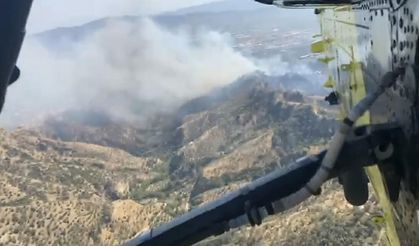 Aydın’da tarım arazisinde yangın