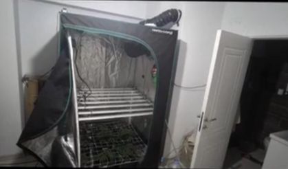 Evlerinde iklimlendirme sistemi kurup uyuşturucu imal eden 3 şüpheliye gözaltı