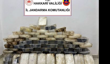 Hakkari-İran sınır hattında 81 kilo 133 gram uyuşturucu ele geçirildi
