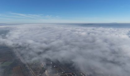 1915 Çanakkale Köprüsü siste kayboldu