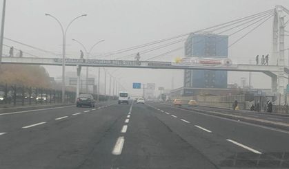 Diyarbakır'da sis ulaşımı olumsuz etkiledi