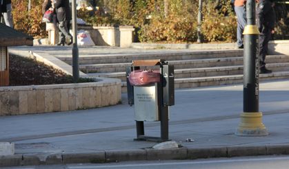 Fünyeyle patlatılan poşetten ayakkabı kutusu çıktı