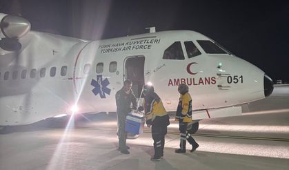 MSB: Hava Kuvvetleri'ne ait uçakla Adana'dan Malatya'ya karaciğer grefti ulaştırıldı