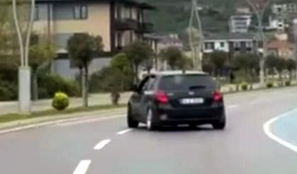 Sakarya'da trafikte drift atan sürücüye 46 bin TL ceza