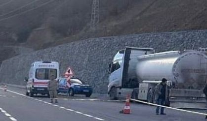 Tankerin çarptığı yaya öldü