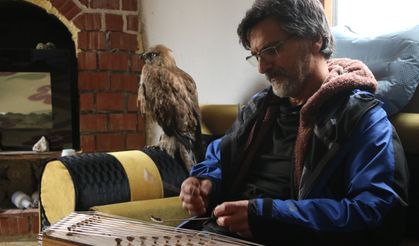 Tedavi edip doğaya bıraktığı kızıl şahin, aylar sonra geri döndü