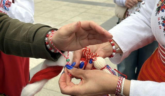 Edirne'de, 'Baba Marta' etkinliği yapıldı
