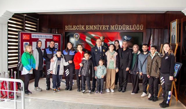 Bilecik’te Özel Çocuklar ‘Polis Haftası’nı Kutladı