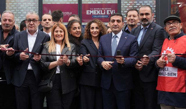 Beyoğlu’nda Emeklilere Yeni Sosyal Alan: Kalaycıbahçe Emekli Evi Açıldı