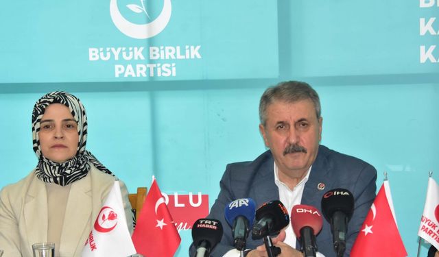 BBP lideri Destici: Askerimizi, polisimizi şehit eden teröristler için idam cezası getirilmeli