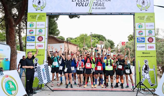 İlk kez düzenlenen Efeler Yolu Ultra Trail başladı