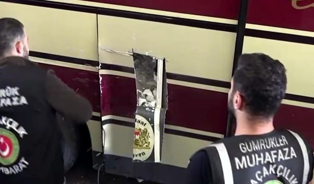 Kapıkule’de otobüsteki 87 kilo uyuşturucuyu Jeff buldu; 3 tutuklama