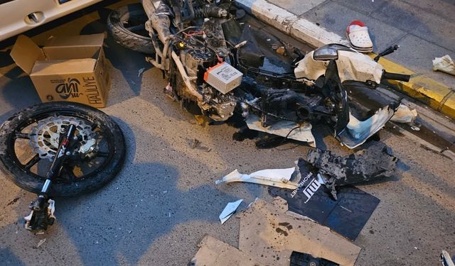 Mardin Kızıltepe’de Otomobil ile Motosiklet Çarpıştı: 1 Ağır Yaralı