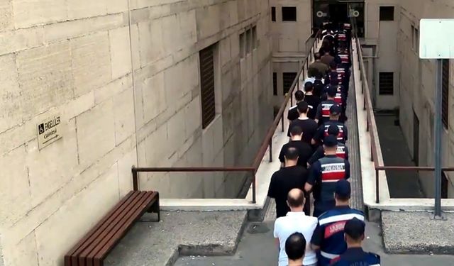 Bursa merkezli 17 ilde suç örgütü operasyonu; 38 tutuklama