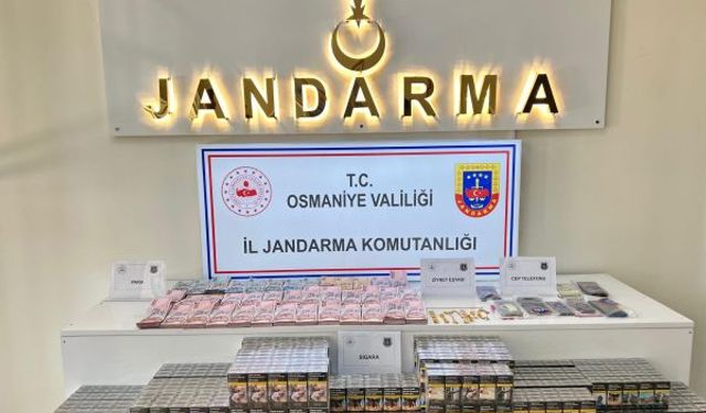 Osmaniye İl Jandarma ekiplerinden kaçakçılara büyük operasyon