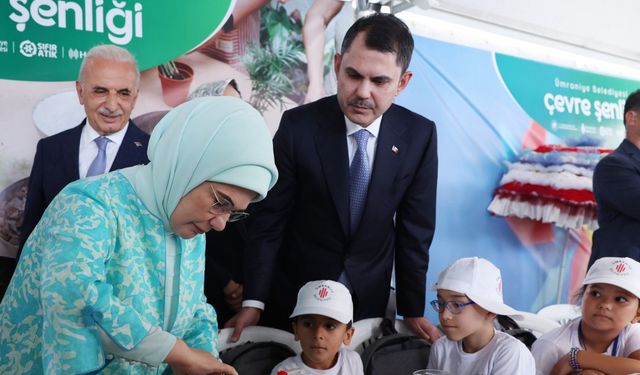 Emine Erdoğan, 'Çevre Şenliği' etkinliğine katıldı