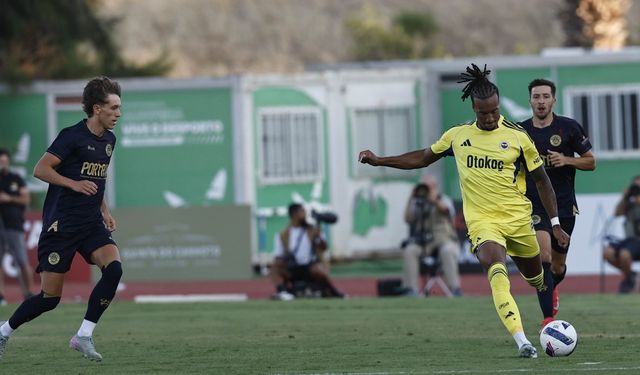 Fenerbahçe, Portekiz’deki ikinci hazırlık maçında UD Leira’yı 2-0 mağlup etti