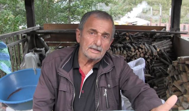 Baraj gölünde sel sularının sürüklediği odunlar temizleniyor