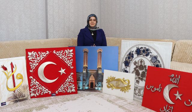 Filografi sanatı geçim kaynağı oldu