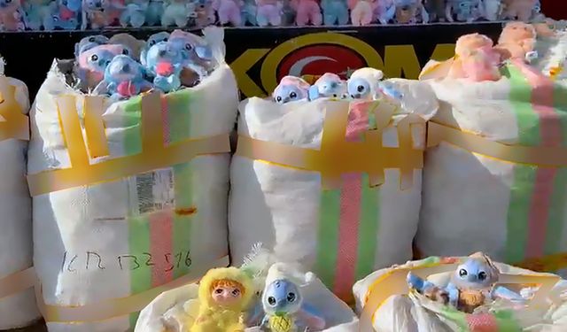Adana'da 2 milyon lira değerinde gümrük kaçağı pelüş oyuncak ele geçirildi